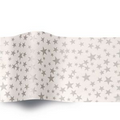 Silver Stars Stock Design Holiday Tissue Paper (A)